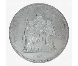 Monnaie, France, 50 Francs Hercule - Avers 20 Francs, Vème République, Argent, 1974, P15797