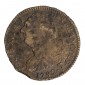 Monnaie, France, 2 Sols François, Louis XVI, métal de cloche, 1792, Saumur, P15812