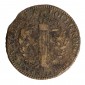 Monnaie, France, 2 Sols François, Louis XVI, métal de cloche, 1792, Saumur, P15812