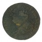 Monnaie, France, 2 Sols François, Louis XVI, métal de cloche, 1792, La Rochelle (H), P15815