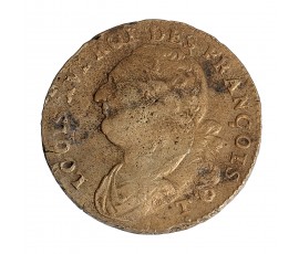 Monnaie, France, 12 Deniers, Louis XVI, métal de cloche, 1792, Saumur, P15816