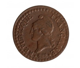 Monnaie, 1 centime Dupré, Directoire, cuivre, An 6, Paris (A), P15825