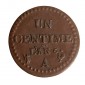 Monnaie, 1 centime Dupré, Directoire, cuivre, An 6, Paris (A), P15825