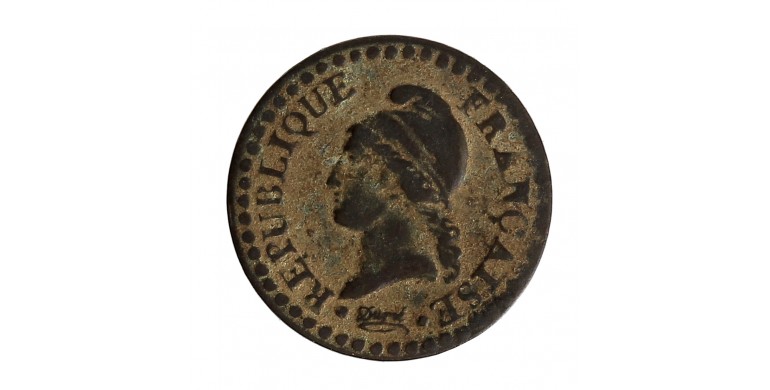 Monnaie, 1 centime Dupré, Directoire, cuivre, An 7, Paris (A), P15826