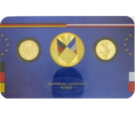 France - Allemagne, Coffret pour l'amitié franco-allemande - 50 ans du traité de l'Elysée, 2013, 9 pièces, C10843