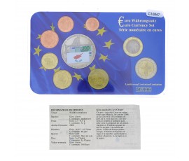 Chypre, Série Euro et médaille, 2008, 9 pièces, C10847