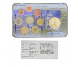 France, Série Euro avec Médaille pour Paris, 2000 à 2008, C10851