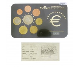 Portugal, Série Euro avec la pièce de 2,50€  Jeux olympiques de Pékin, 2008, 9 pièces, C10852