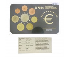 Portugal, Série Euro avec la pièce de 2,50€  Coupe du monde Afrique du sud, 2010, 9 pièces, C10853