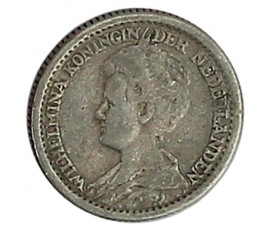 Monnaie, Hollande, 25 cents, Wilhelmina I, Argent, 1919, Utrecht, P11552