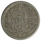 Monnaie, Hollande, 25 cents, Wilhelmina I, Argent, 1919, Utrecht, P11552