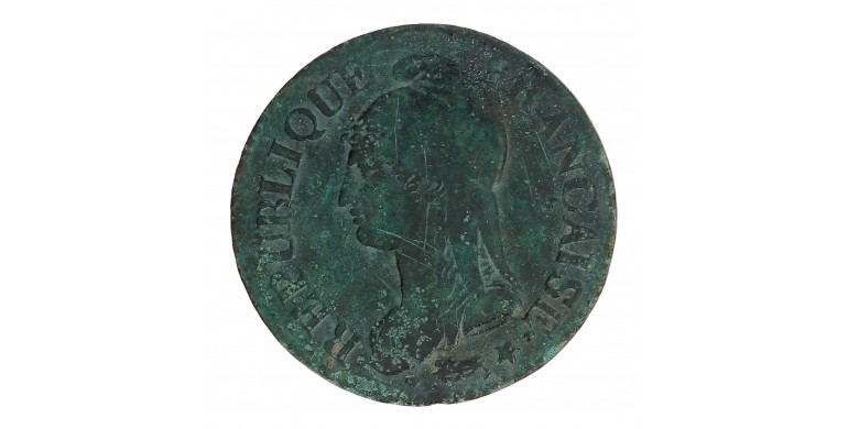 Monnaie, France, 5 Centimes Dupré, Consulat, An 5, Cuivre, Orléans (R), P15839