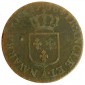 Monnaie, France , Demi sol  à la vieille tête, Louis XV, Cuivre, 1768, Paris, P11561