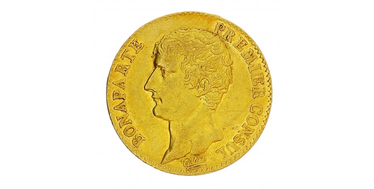Monnaie, France, 20 Francs, Bonaparte Ier consul, Or, An 12, Paris (A), P15873