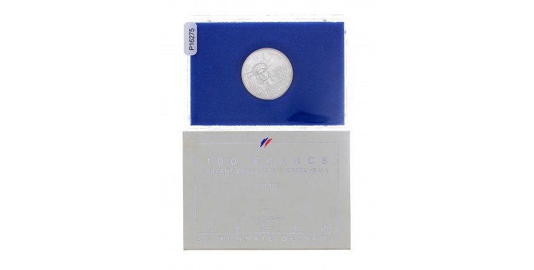 Monnaie de Paris, 100 Francs BU Liberté, Argent, 1986, Pessac, P16275