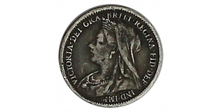 Monnaie, Grande-Bretagne, 3 pence, Victoria, Argent, 1897,, P11564