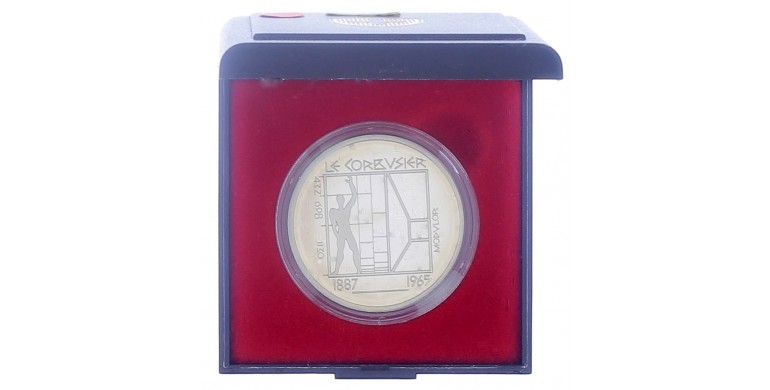 Monnaie, Suisse, 5 Francs BE 100e anniversaire de la naissance de "Le Corbusier", Cupro-nickel, 1987, Berne, P16296
