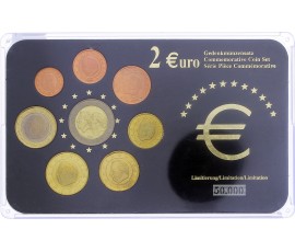 Monaco, Série Euro, 2002 à 2006, 8 pièces, C10869