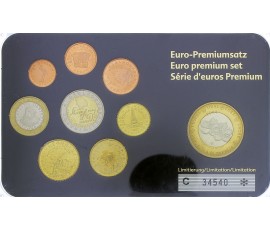 Slovénie, Série Euro essai/probe 1 euro, 2004 à 2007, 9 pièces, C10881