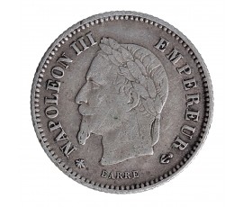 Monnaie, France, 20 centimes, Napoléon III, 1867, Argent, Paris (A), P14442