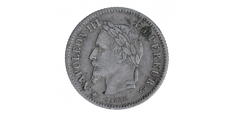 Monnaie, France, 20 centimes, Napoléon III, 1867, Argent, Paris (A), P14443