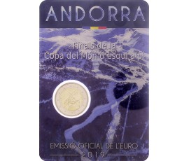 Andorre, 2 Euro BU 600 ans Final de la coupe de monde de ski alpin, 2019, C10899