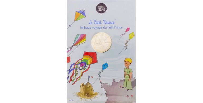 Monnaie de Paris, 10 Euro BU le petit prince "fait du cerf-volant" 6/24, 2016, C10920