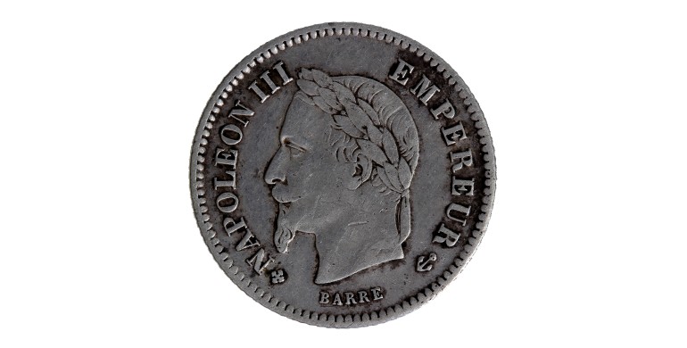 Monnaie, France, 20 centimes, Napoléon III, 1867, Argent, Strasbourg (BB), P15562