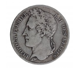 Belgique, 5 Francs, Léopold Ier, Argent, 1849, P15564