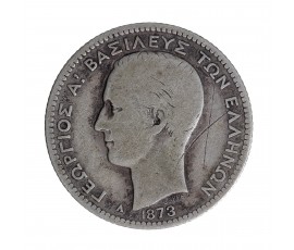 Monnaie, Grèce, 1 Drachme, Georges Ier, Argent, 1873, Paris (A), P15565