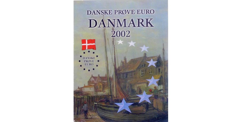 Danemark, Livret prototypes Euro BU, 2002, 8 pièces, C10918