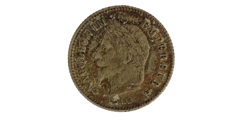 Monnaie, France, 20 centimes, Napoléon III, 1867, Argent, Strasbourg (BB), P15568