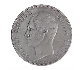 Belgique, 5 Francs, Léopold Ier, Argent, 1849, P15575