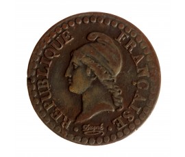 Monnaie, France, 1 Centime Dupré, IIe République, cuivre, An 6, Paris (A), P15601