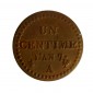 Monnaie, France, 1 centime Dupré, IIe République, cuivre, An 7, Paris (A), P15618