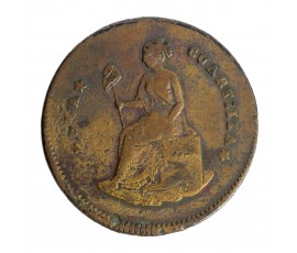 Monnaie, Mexique, 1/4 Real - Una Cuartilla, cuivre, 1861, P15625