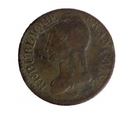 5 centimes Dupré, Ier république, Cuivre, An 6/5, Strasbourg (BB), P15637