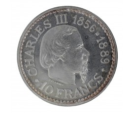 Monaco, Essai de 10 Francs, Prince Rainier III, Argent, 1966, P15645