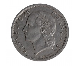 5 Francs Lavrillier, IIIe république, Nickel, 1938, Paris (A), P15646