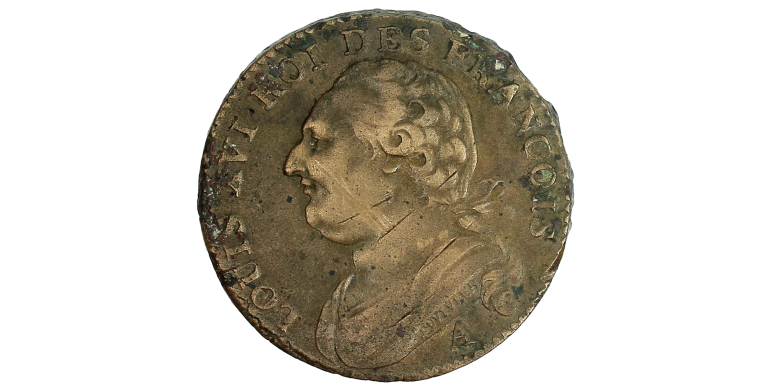 Monnaie, France, 12 Deniers François, Louis XVI, cuivre, 1791, Paris (A), P15644