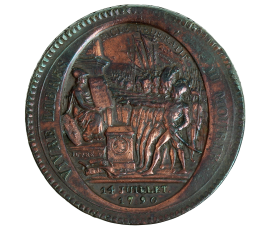 Monneron de 5 sols, Cuivre, 1792, Birmingham, P15663