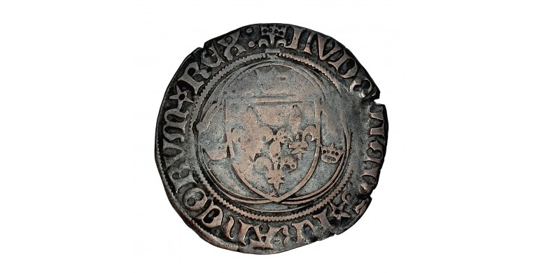 Monnaie, France, Louis XII, Douzain, Billon, 1498, Châlons en Champagne, P15934