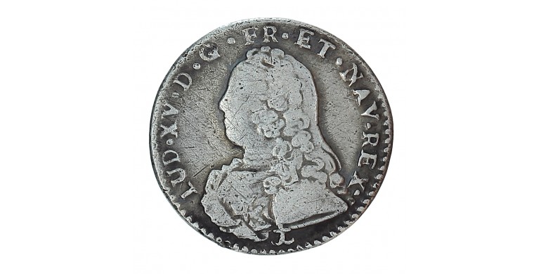 Monnaie, France, Louis XV, 1/10 Ecu aux branches d'olivier, argent, 1740, Aix (&), P15936