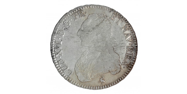 Monnaie, France, Louis XVI, Ecu aux branches d'olivier, argent, 1790, Paris (A), P15938