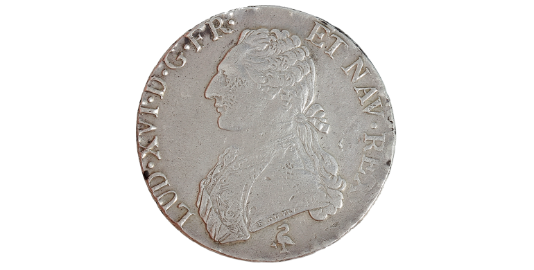 Monnaie, France, Louis XVI, Ecu aux branches d'olivier, argent, 1790, Paris (A), P15939