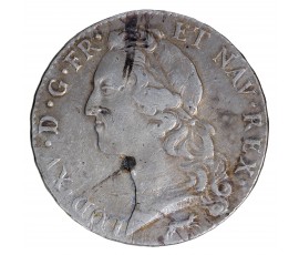 Ecu du Béarn au bandeau, Louis XV, Argent, 1761, Orléans (R), P15945