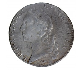 Ecu au bandeau, Louis XV, Argent, 1760, Rouen (B), P15947