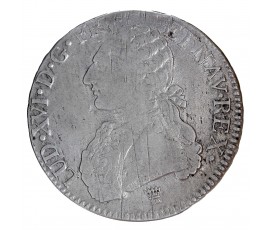Ecu aux branches d'olivier, Louis XVI, Argent, 1776, Limoges (I), P15951