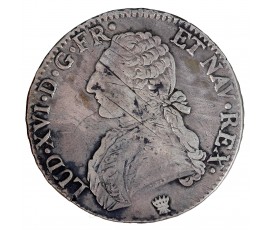 Ecu aux branches d'olivier,  Louis XVI, Argent, 1785, Limoges (I), P15953