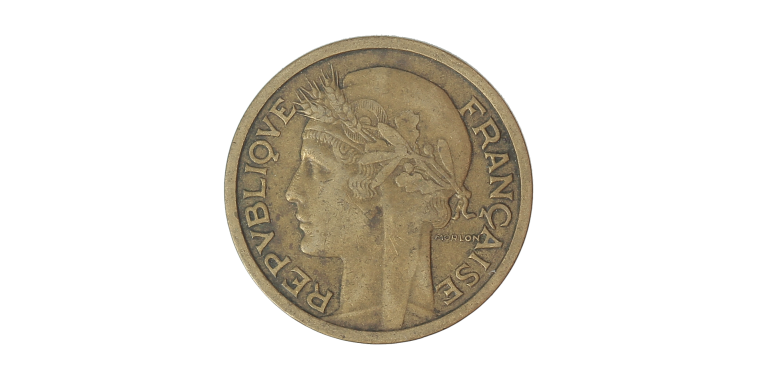 Monnaie, France, 1 franc Morlon, Bronze-aluminium, 1935, P13839